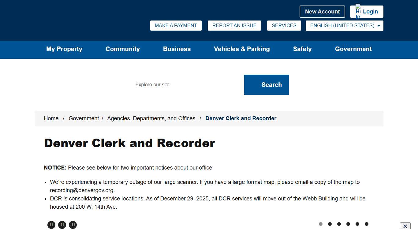 Denver Clerk and Recorder - City and County of Denver