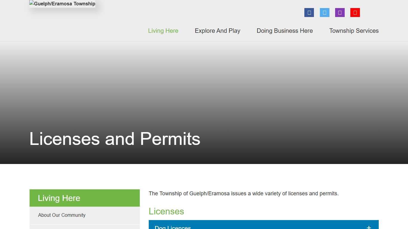 Licenses and Permits GET